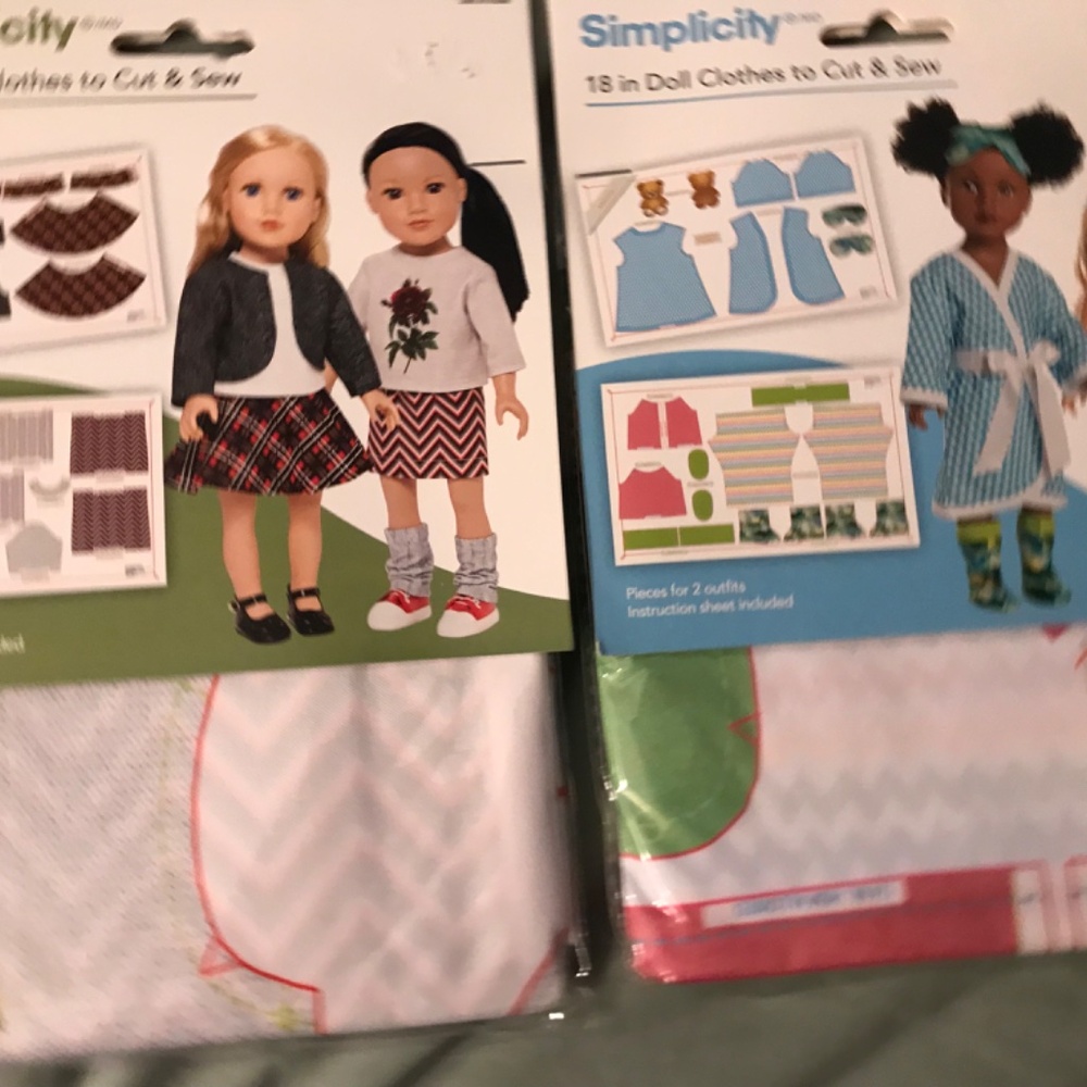 Lot 10 baby doll outfits clothes American girl cut b sew - Picture 12 of 12